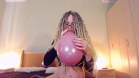 Custom balloon video featuring alternative curvy mommy