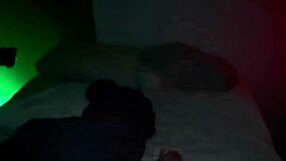 Green-eyed sister-in-law with big ass rides on all fours and gets facial cumshot