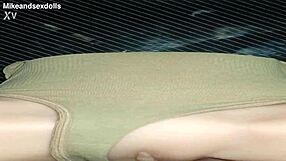 Trailer of Candy in beige panties having vaginal sex