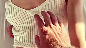 hot stepsis rubs her hairy pussy on my boner to help me out