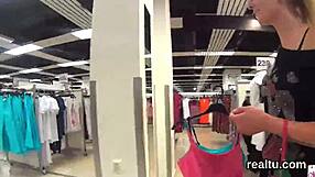 Adorable Czech Girl Teased In Supermarket And Ridden In POV!