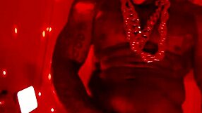 Hallelujah Johnson worships huge black cock with passion