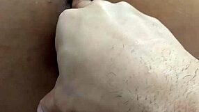 Young and straight amateur gets fingering in both holes