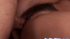 Hot housewife gets her husband to watch her ride a cock like the dick she loves to suck
