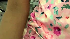 Caressing Latina Virgin's Body