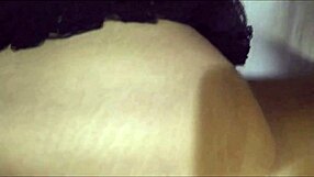 wife makes cuckold lick another man's cum