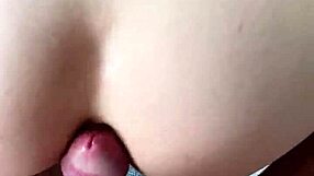 Couple enjoys morning sex with cum on petite body