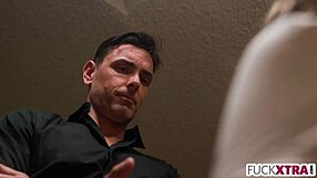 Hot blonde teen shares petite body for fucking