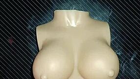 dolly asks for double penetration cum on tits