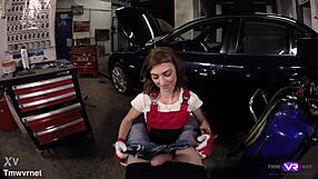 Hot Car Mechanic Offers Extra Sex Services!