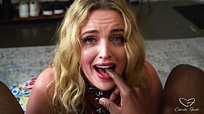 Natural PAWG Charlie Forde Rides Hard and Squirts!