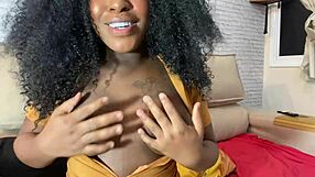 She guides my jerk off while her breast squirts milk, you naughty guy