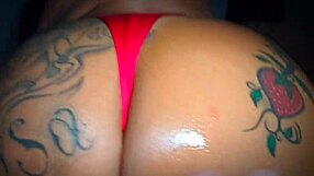 Sexy tits girl gives blowjob with monster cock