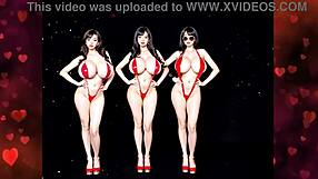 I love valentines day breast expansion dance with group