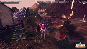 Hentai game with customizing Nephelym and femdom action