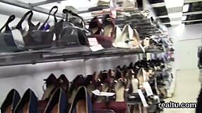 Watch the exquisite Czech teen get seduced and nailed in the shop POV