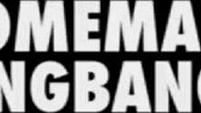 Kayla, mature vixen, takes on multiple men in wild gangbang action on bed