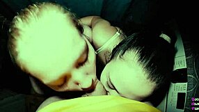 Double Oral Action with Teen Slut and Big Cock in Bathroom.