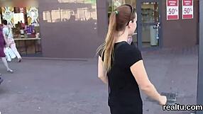 Watch the exquisite Czech teen get seduced and nailed in the shop POV