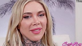 I am the curvy inked snowboarder, christina savoy, with damion dayski in doggystyle