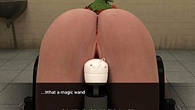 lets play the green witch with redhead character