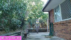 melody radford tries micro bikini, twerks and slaps her huge ass