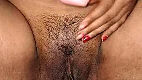 Indian Wife Hard Dildo Fuck Close Up