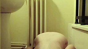 French slave milf undergoes humiliation training with dildos in exhibitionist session