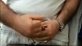 Old Man Unleashes Big Sperm