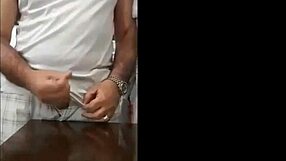 Old Man Unleashes Big Sperm