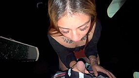 Cuckold Wife in Gloryhole Swallow Session