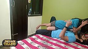 Skinny desi girlfriend gets roughly fucked by indian hunk in homemade video