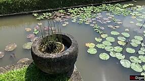 Hey, cumwalk in public cafe with sperm on face eating pasta