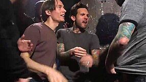 A hairy pussy brunette endures double penetration bondage