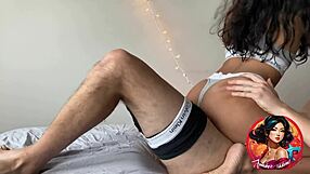 Indian Babe Rides Roommate To Huge Load!