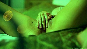 I feel my puffy nipples while masturbating hard.