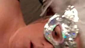 Watch The Masked Ginger Lady Get Wild!