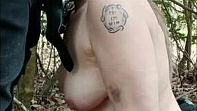 2025 04 16 Esclave F En Foret Balade Et Dogging With Humiliation And Facial.