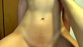 Amateur cowgirl spreading her perfect tits