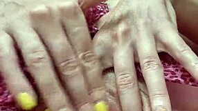 Blonde mycandyalice gives jerk off instructions while masturbating