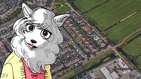 Office lady handles work tasks