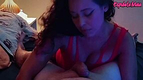 Cock craving Brazilian brunette seduces with smoking appeal