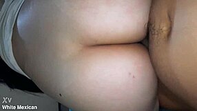 Teen Gf Rides Cowgirl With Shaved Pussy