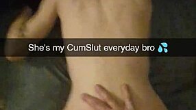 Married woman Richelle Rose has daily affairs on Snapchat and gets anal creampie