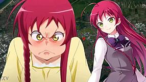 Office lady handles work tasks