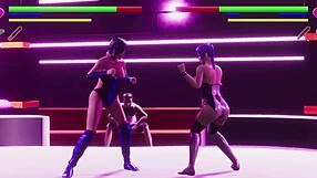 Feel the thrill of battling in this sexy fighting game