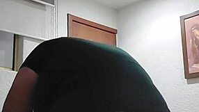 Young and straight Mexican man has fun with transsexual babe