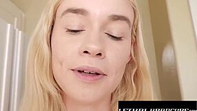 Petite Blonde Endures Intense Stepdad Fucking