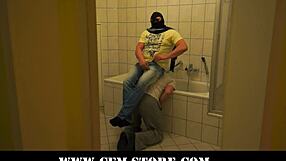 Femdom slave endures face sitting and food humiliation in fetish session