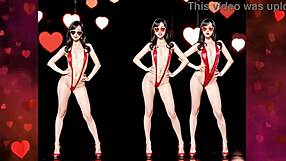 I love valentines day breast expansion dance with group